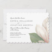 マグノリアフラワーブロッサム招待状 招待状 (正面)