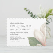 マグノリアフラワーブロッサム招待状 招待状 (スタンド正面)