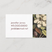 マグノリアフラワー名刺 名刺 (裏面)