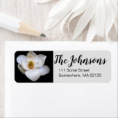 マグノリアフラワー差出人住所ラベル ラベル (インサイチュ)