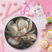 マグノリアフラワー紙プレート ペーパープレート (パーティー)