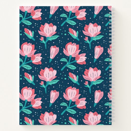 マグノリアフローラおばあちゃんのストーリー名記憶ブック ノートブック (裏面)