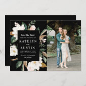 マグノリアフローラの写真を保存 セーブザデート (正面/裏面)