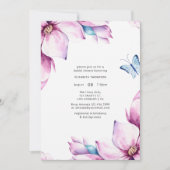 マグノリアフローラブライダルシャワー 招待状 (正面)