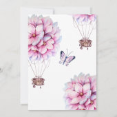 マグノリアフローラブライダルシャワー 招待状 (裏面)