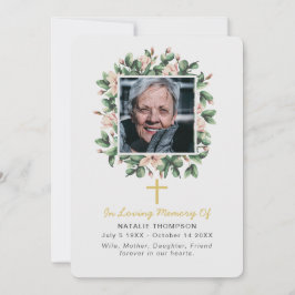 マグノリアフローラ悔やみや弔慰葬儀の写真 サンキューカード