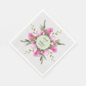 マグノリアフローラ水彩紙ナプキン スタンダードランチョンナプキン (角)