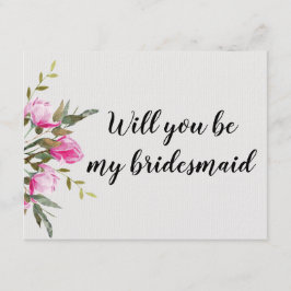 マグノリアフローラ水彩 招待状