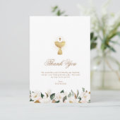 マグノリアフローラ洗礼サンキューカード 招待状 (スタンド正面)