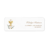 マグノリアフローラ洗礼住所 シール (正面)