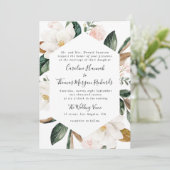 マグノリアフローラ結婚式招待状 招待状 (スタンド正面)