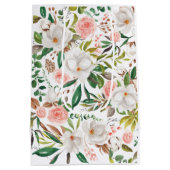 マグノリアブライダルシャワーギフトお気に入りスワッグバッグL201 ミディアムペーパーバッグ (裏面)