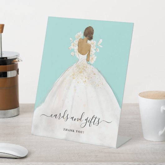 マグノリアブライドカードアンドギフトブライダルシャワーペデス 台座サイン (インサイチュ)