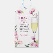 マグノリアブランチとバブーブリーサンキュー ギフトタグ (正面)