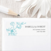 マグノリアブランチ |青淡い色の色 |の結婚戻り値 ラベル (インサイチュ)