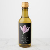 マグノリアブロッサムオンブラック結婚ズミニ ワインラベル (正面)