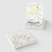 マグノリアブロッサムマーブルコースター ストーンコースター (横)