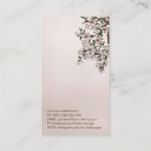 マグノリアブロッサム陰陽ツリー 名刺 (裏面)