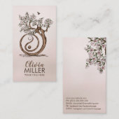 マグノリアブロッサム陰陽ツリー 名刺 (正面/裏面)