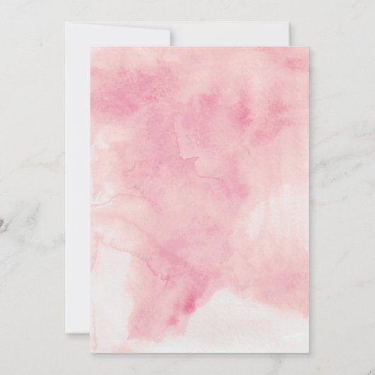 マグノリアベビーイン開花ティー招待状 招待状 (裏面)