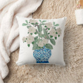 マグノリアマグノリアスChinoiserie Ginger Jar Jars クッション (ブランケット)