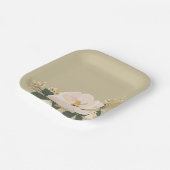 マグノリアモダンフローラブーケカスタムー ペーパープレート (傾斜あり)