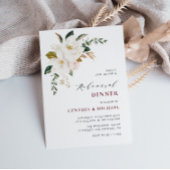 マグノリアモダンブルゴーニュのリハーサル 招待状