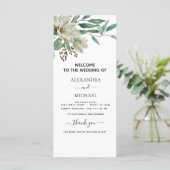 マグノリアユーカリプトゥスウォーターカラーエレガントな結婚式 (スタンド正面)