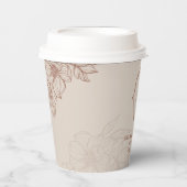 マグノリアラインアート華美 紙コップ (正面)