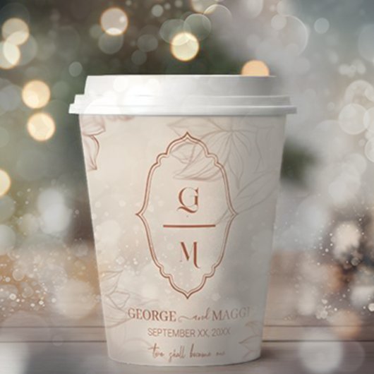 マグノリアラインアート華美 紙コップ