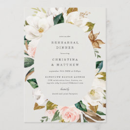 マグノリアリハーサルディナー招待状 メニュー