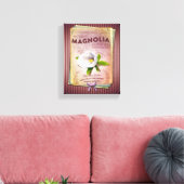 マグノリアルイジアナ州花 キャンバスプリント (インサイチュ (リビング))