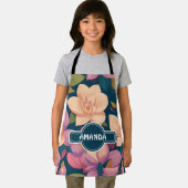マグノリアレインボーカラフルパタパーソナライズされたーン エプロン (インサイチュ)