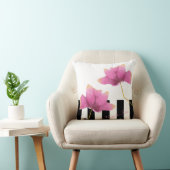 マグノリアロゼモダンフローラデザイン クッション (椅子)