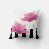 マグノリアロゼモダンフローラデザイン クッション (裏面)