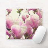 マグノリアヴィンテージフローラ植物花シック マウスパッド (マウス)