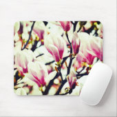 マグノリアヴィンテージフローラ植物花シック マウスパッド (マウス)
