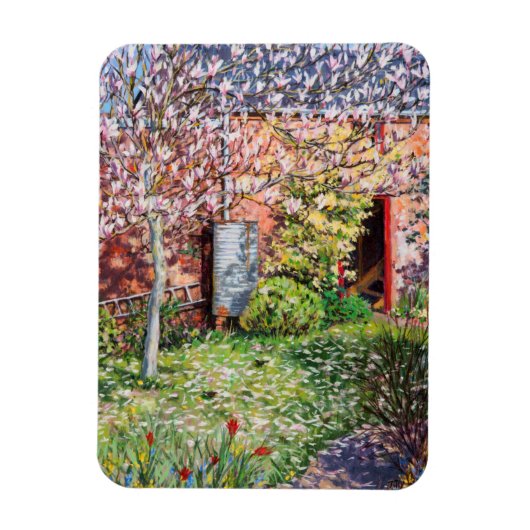 マグノリア下 マグネット (縦)