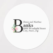 マグノリア住所 シール (デザイン1)