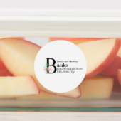 マグノリア住所 シール (貼付)