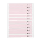 マグノリア住所 シール ラップアラウンドラベル (シート)