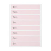 マグノリア住所 シール ラップアラウンド宛名ラベル (シート)