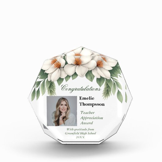 マグノリア先生賞受賞記念写真 フォトブロック (正面)