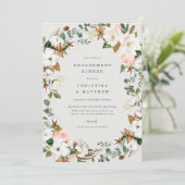 マグノリア婚約ディナー招待状 メニュー (スタンド正面)