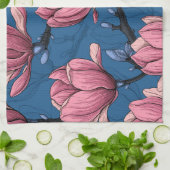 マグノリア庭園 キッチンタオル (折り畳み)