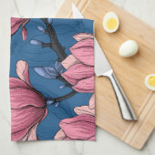 マグノリア庭園 キッチンタオル (四つ折り)