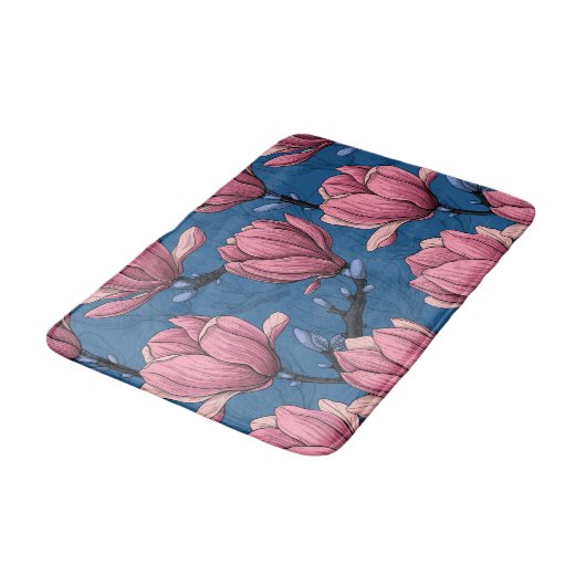 マグノリア庭園 バスマット (アングル)