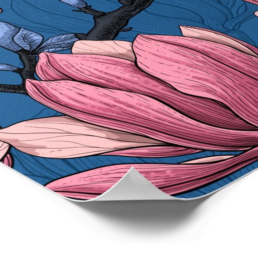 マグノリア庭園 ポスター (角)