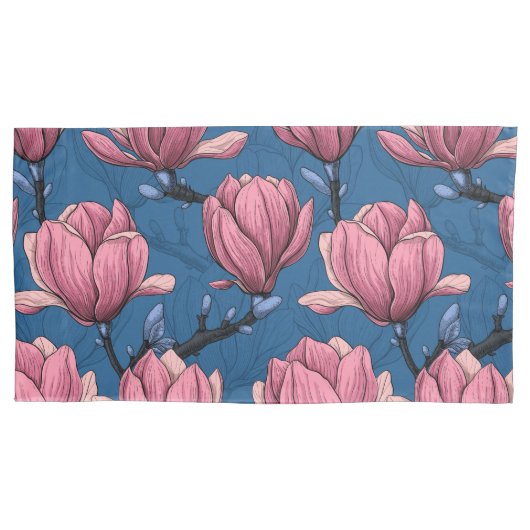 マグノリア庭園 枕カバー (正面左)