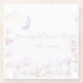 マグノリア引用文コースター ガラスコースター (裏面)